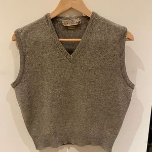 Vintage cashmere vest